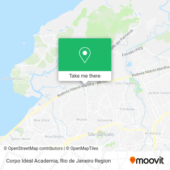 Corpo Ideal Academia map