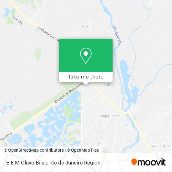 Mapa E E M Olavo Bilac