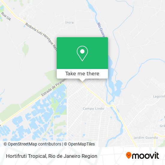 Hortifruti Tropical map