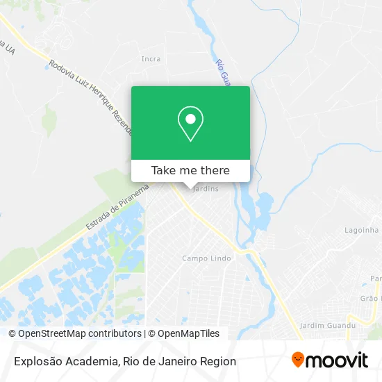Explosão Academia map