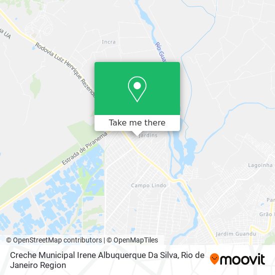 Creche Municipal Irene Albuquerque Da Silva map