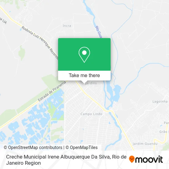 Creche Municipal Irene Albuquerque Da Silva map