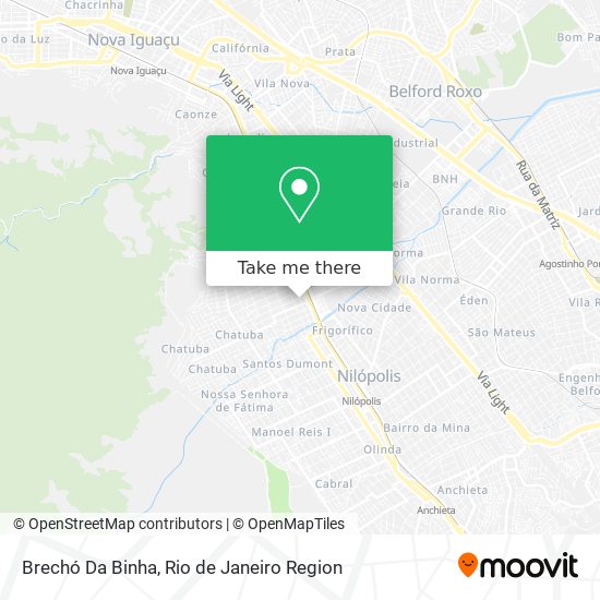 Brechó Da Binha map