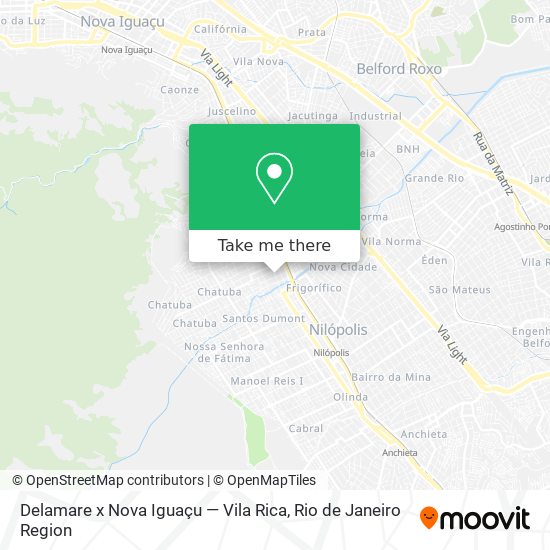 Delamare x Nova Iguaçu — Vila Rica map