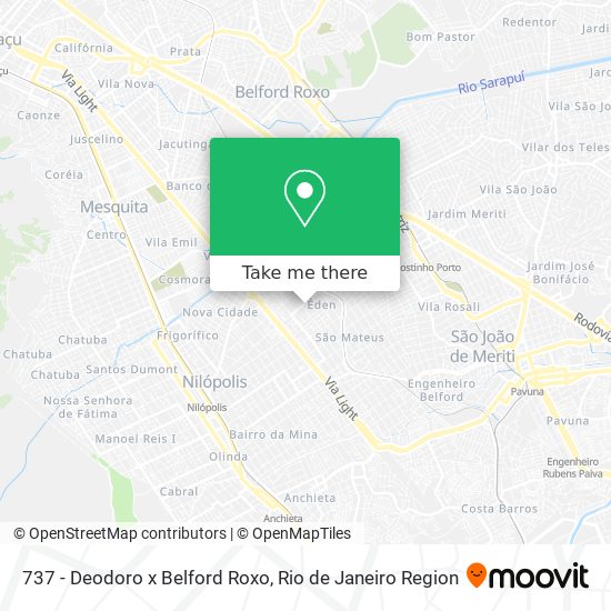 737 - Deodoro x Belford Roxo map