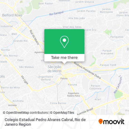 Colegio Estadual Pedro Alvares Cabral map