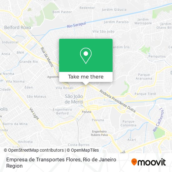Empresa de Transportes Flores map
