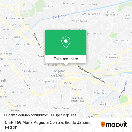 CIEP 169 Maria Augusta Correia map