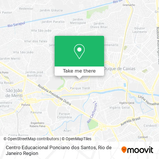Centro Educacional Ponciano dos Santos map