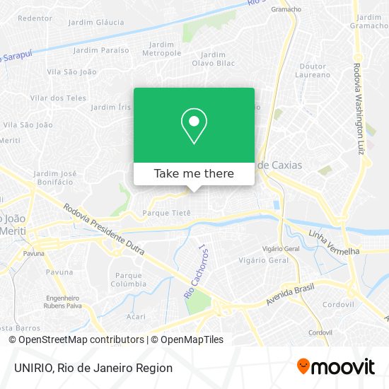 Mapa UNIRIO