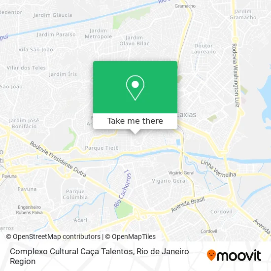 Complexo Cultural Caça Talentos map