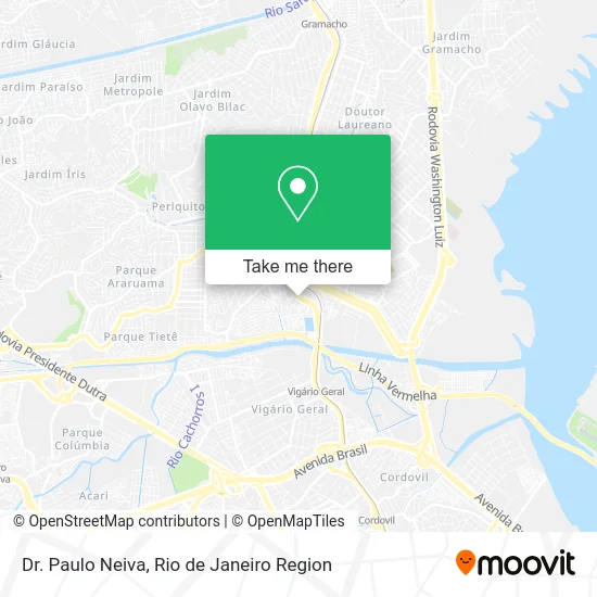 Dr. Paulo Neiva map