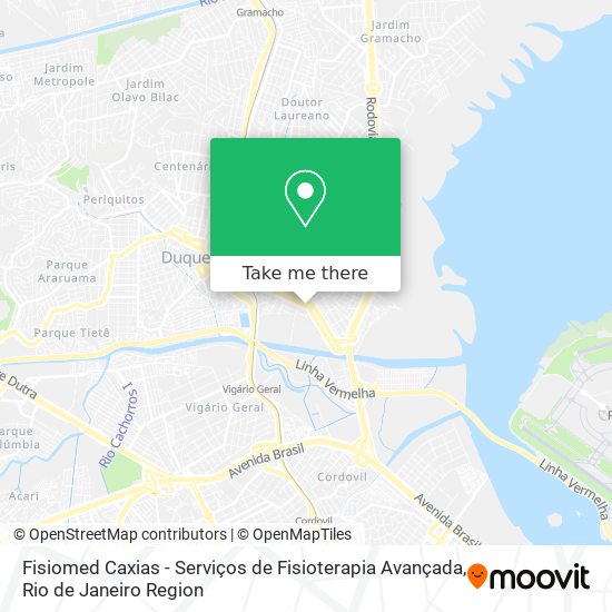 Fisiomed Caxias - Serviços de Fisioterapia Avançada map