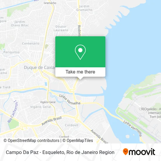 Campo Da Paz - Esqueleto map