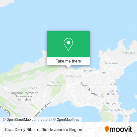 Cras Darcy Ribeiro map