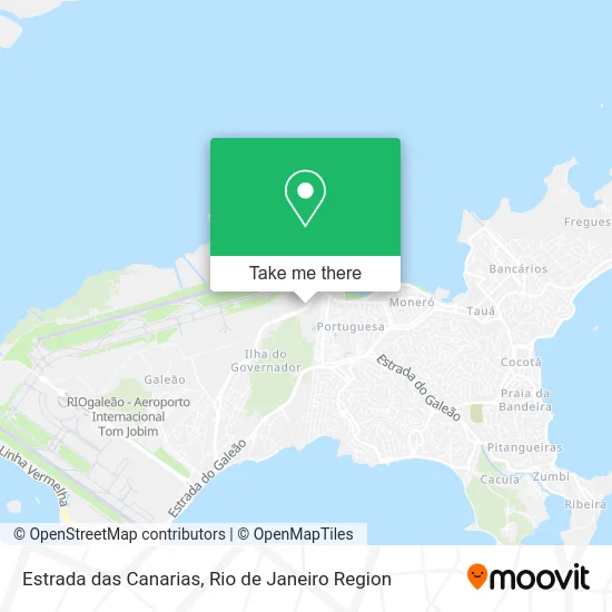 Estrada das Canarias map