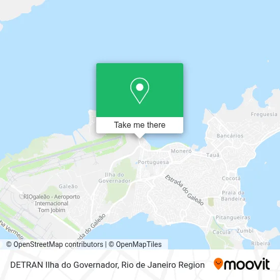 DETRAN Ilha do Governador map