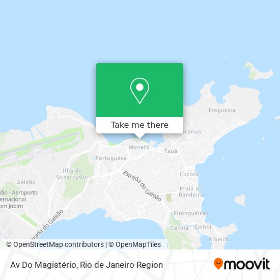 Av Do Magistério map