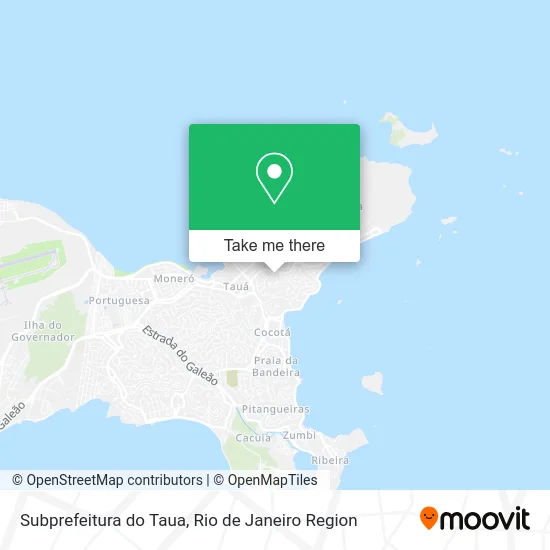 Subprefeitura do Taua map