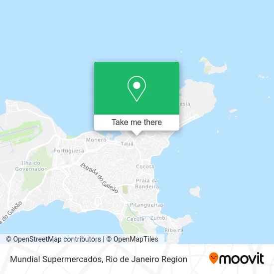 Mundial Supermercados map