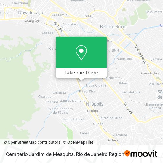 Cemiterio Jardim de Mesquita map