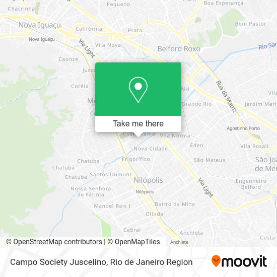 Campo Society Juscelino map