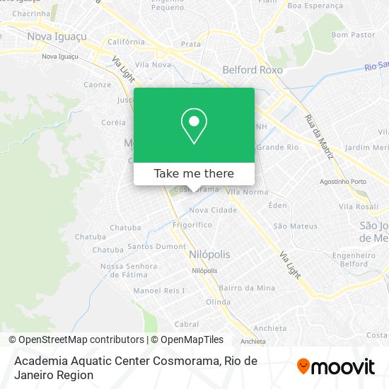 Academia Aquatic Center Cosmorama map