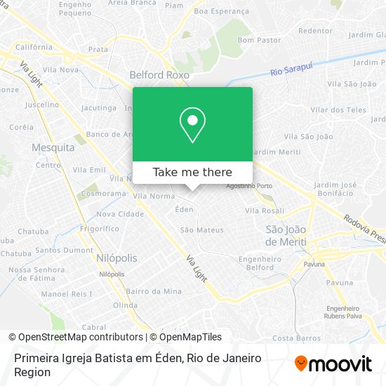 Primeira Igreja Batista em Éden map