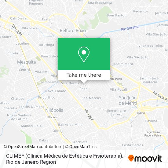 CLIMEF (Clínica Médica de Estética e Fisioterapia) map