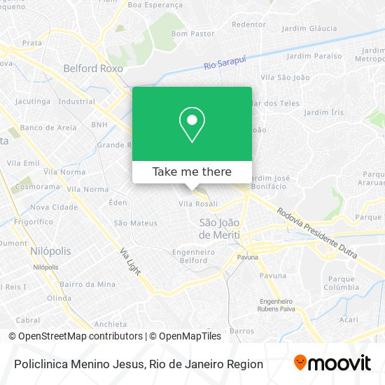 Policlinica Menino Jesus map