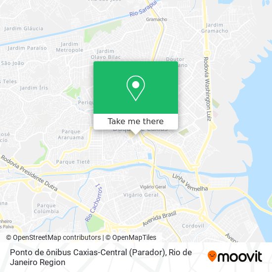 Ponto de ônibus Caxias-Central (Parador) map