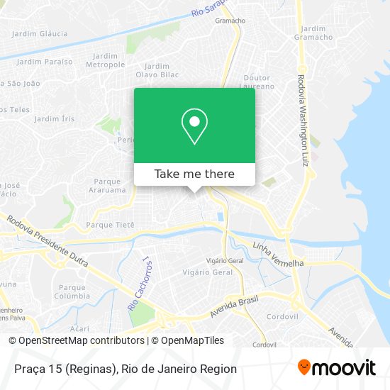 Praça 15 (Reginas) map