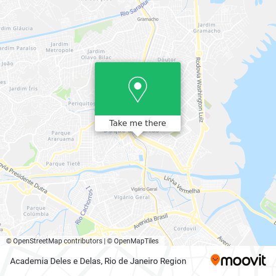 Academia Deles e Delas map