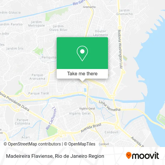 Madeireira Flaviense map