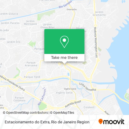 Estacionamento do Extra map