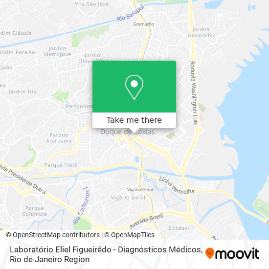 Mapa Laboratório Eliel Figueirêdo - Diagnósticos Médicos