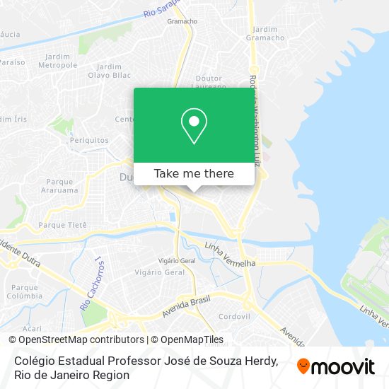 Colégio Estadual Professor José de Souza Herdy map