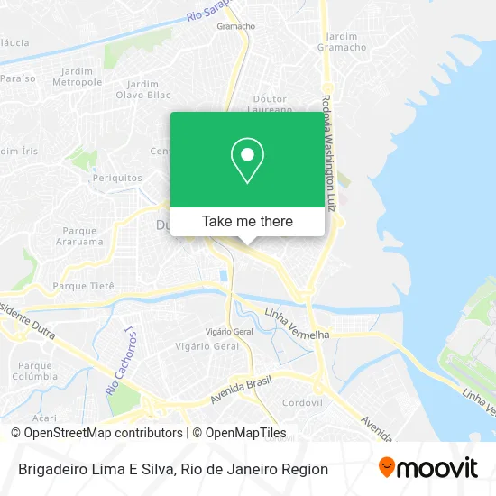 Brigadeiro Lima E Silva map