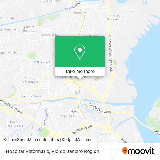 Hospital Veterinário map