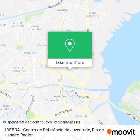 IDEBRA - Centro de Referência da Juventude map