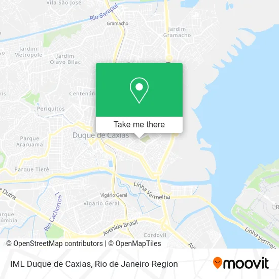 IML Duque de Caxias map