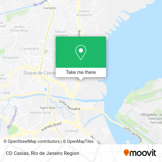 CD Caxias map