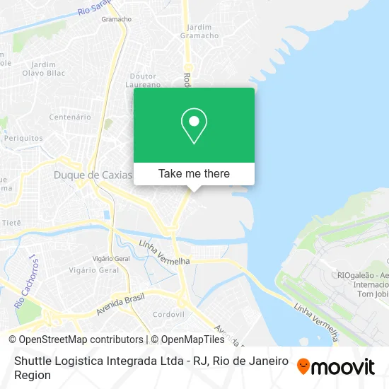 Shuttle Logistica Integrada Ltda - RJ map