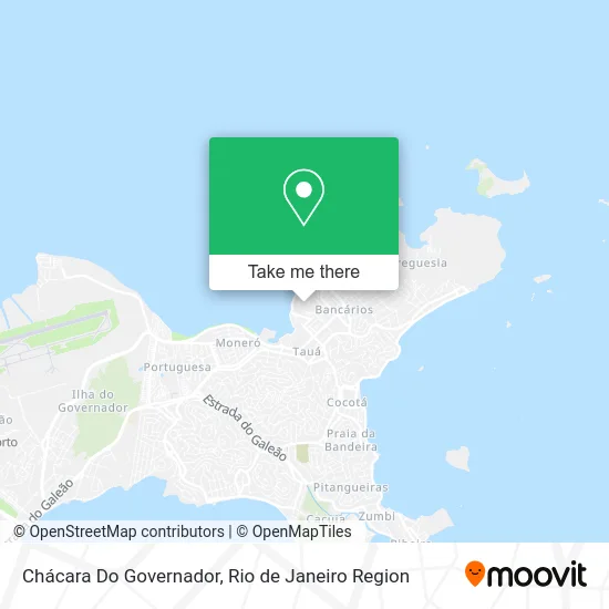 Chácara Do Governador map