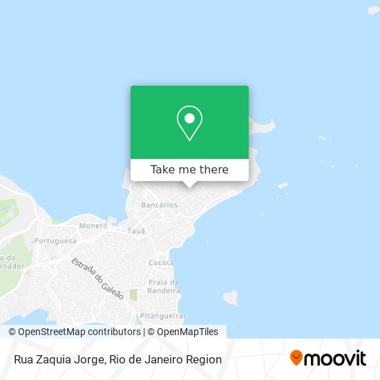 Mapa Rua Zaquia Jorge