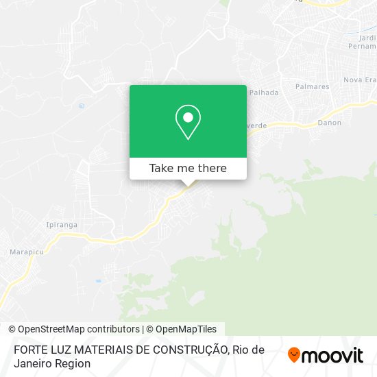 FORTE LUZ MATERIAIS DE CONSTRUÇÃO map