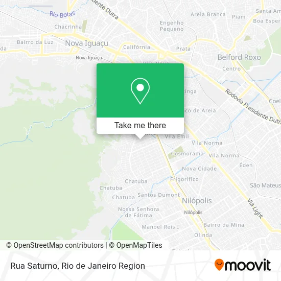Rua Saturno map