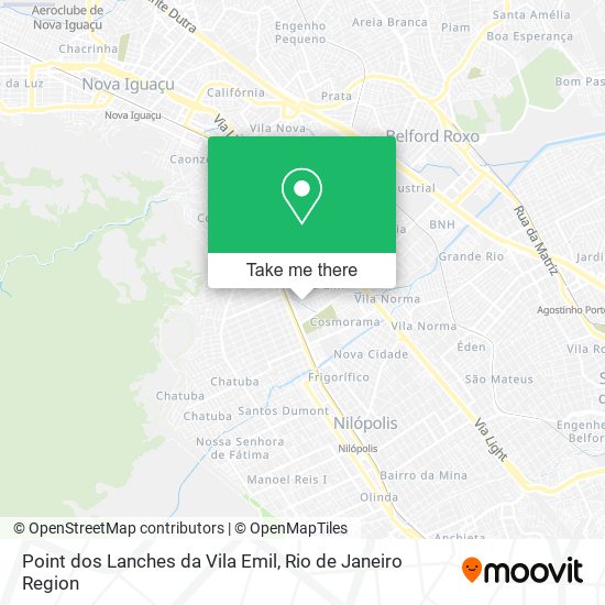 Point dos Lanches da Vila Emil map