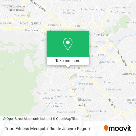 Tribo Fitness Mesquita map