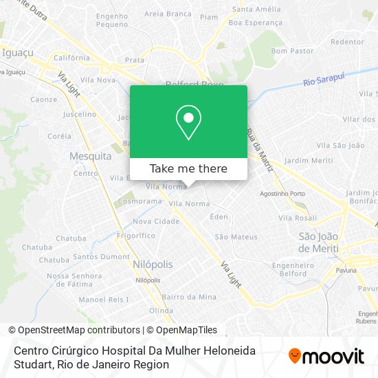 Mapa Centro Cirúrgico Hospital Da Mulher Heloneida Studart
